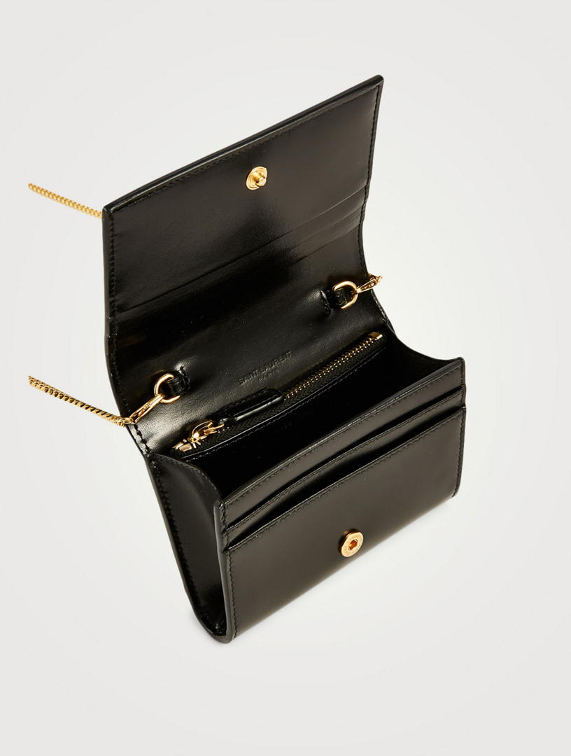 ysl monogram card case
