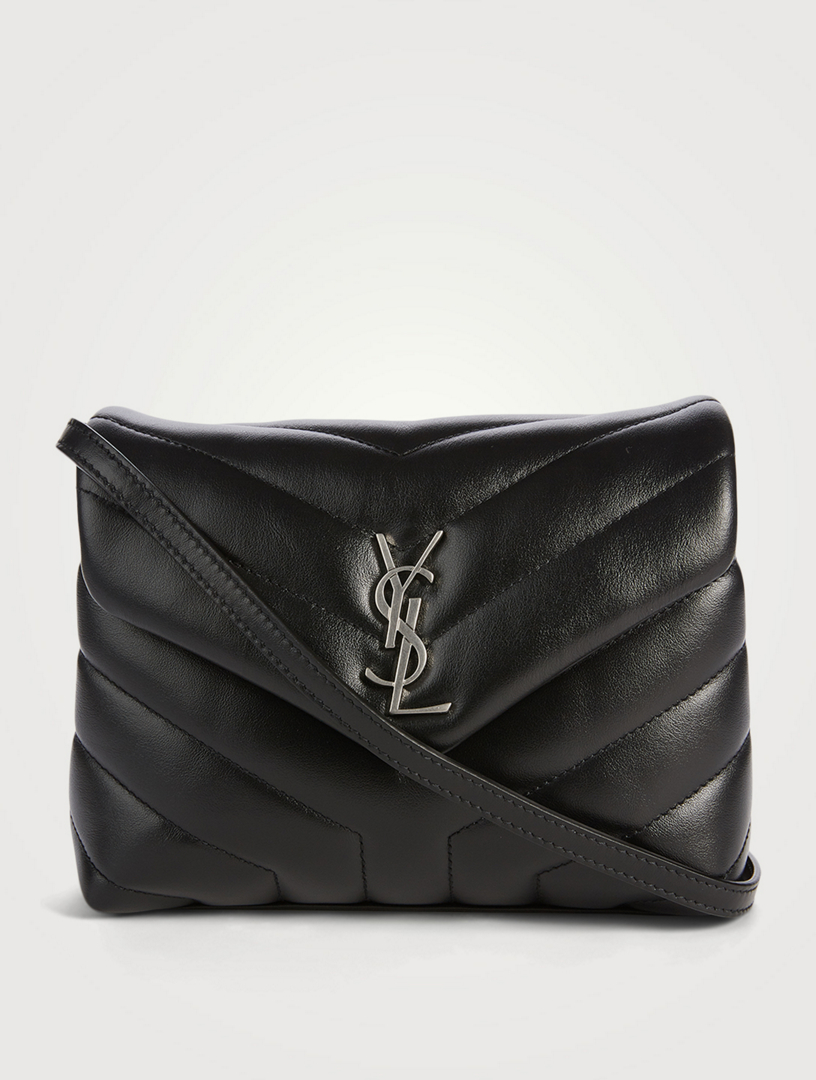 SAINT LAURENT Toy Loulou YSL Monogram Leather Crossbody Bag | Holt ...