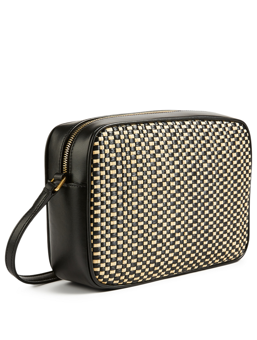 SAINT LAURENT Medium Lou YSL Monogram Raffia Camera Bag Holt Renfrew