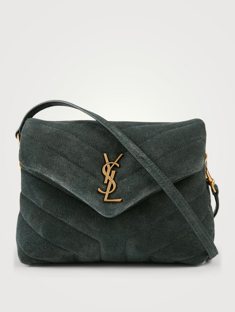 Green Suede Toy Loulou Bag