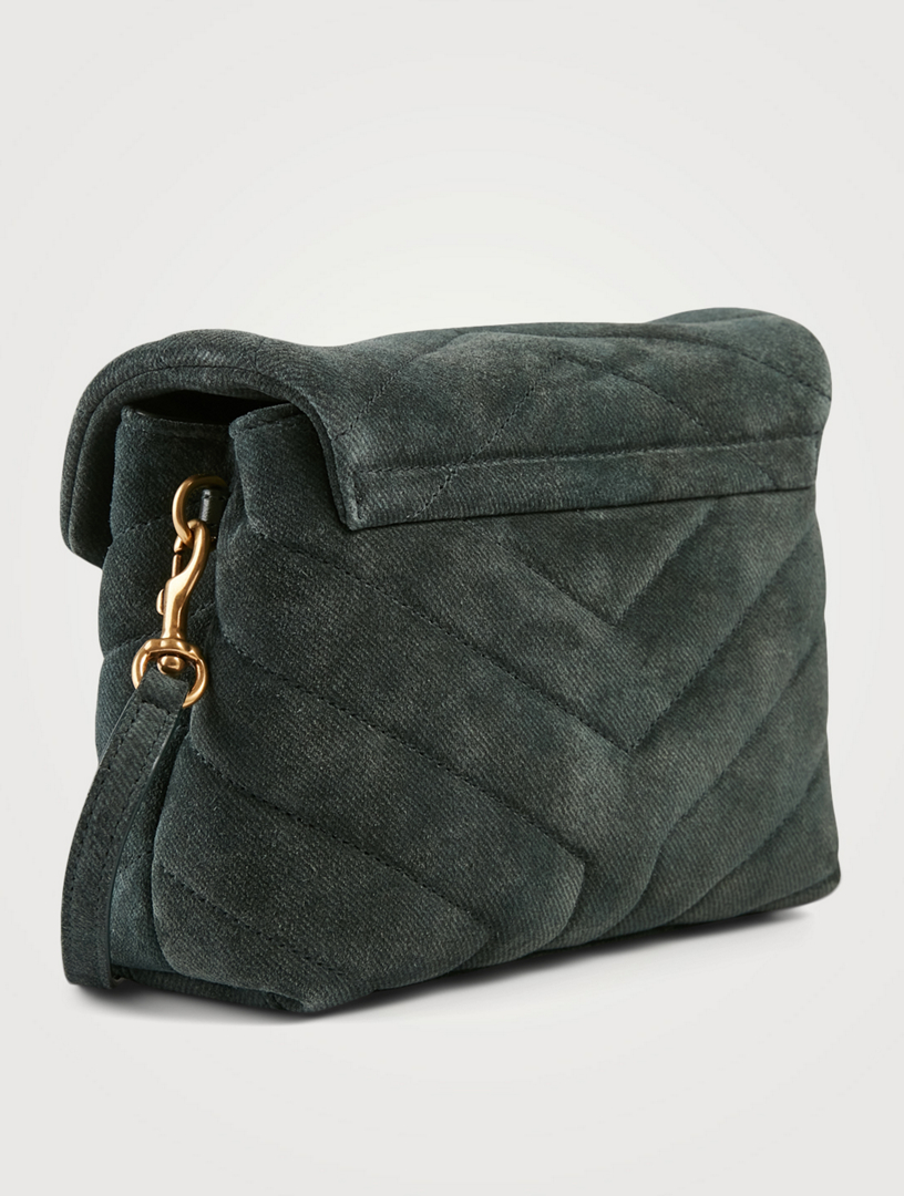 Green Suede Toy Loulou Bag