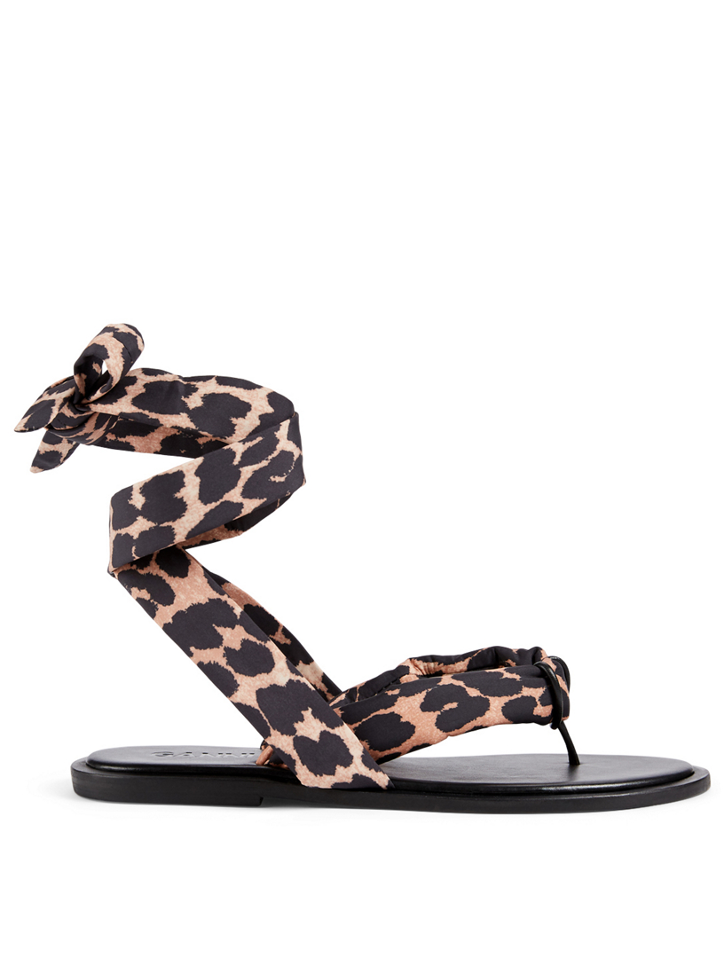 fabric thong sandals