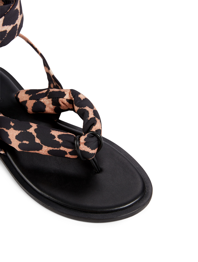 fabric thong sandals