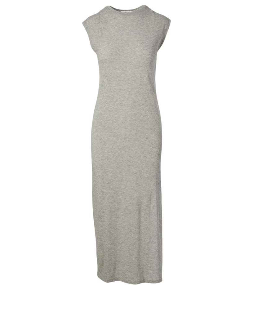 maxi gray dress