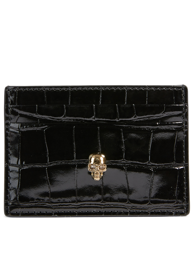 alexander mcqueen black crocodile