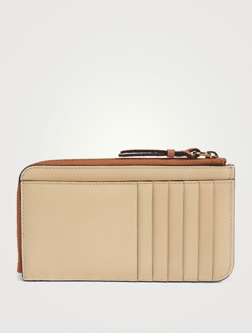 CHLOÉ Walden Leather Zippered Card Holder Holt Renfrew Canada