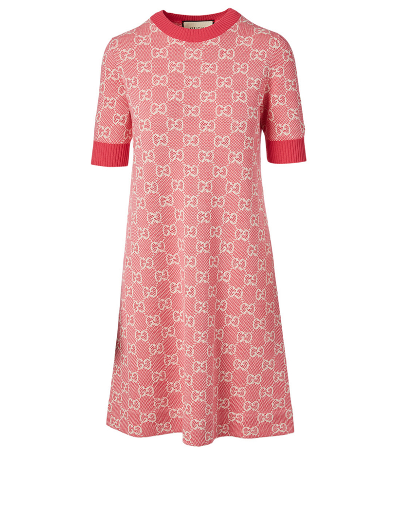 gucci pink dress