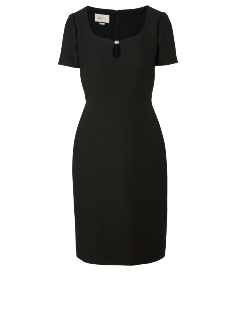 silk short sleeve dress