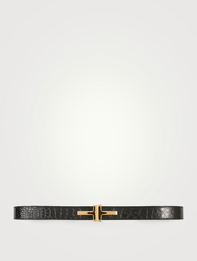 TOM FORD Double T Alligator Belt | Holt Renfrew Canada