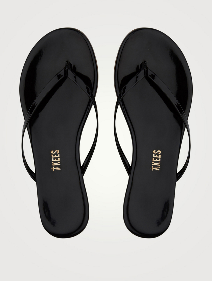TKEES Lily Patent Leather Thong Sandals Holt Renfrew Canada