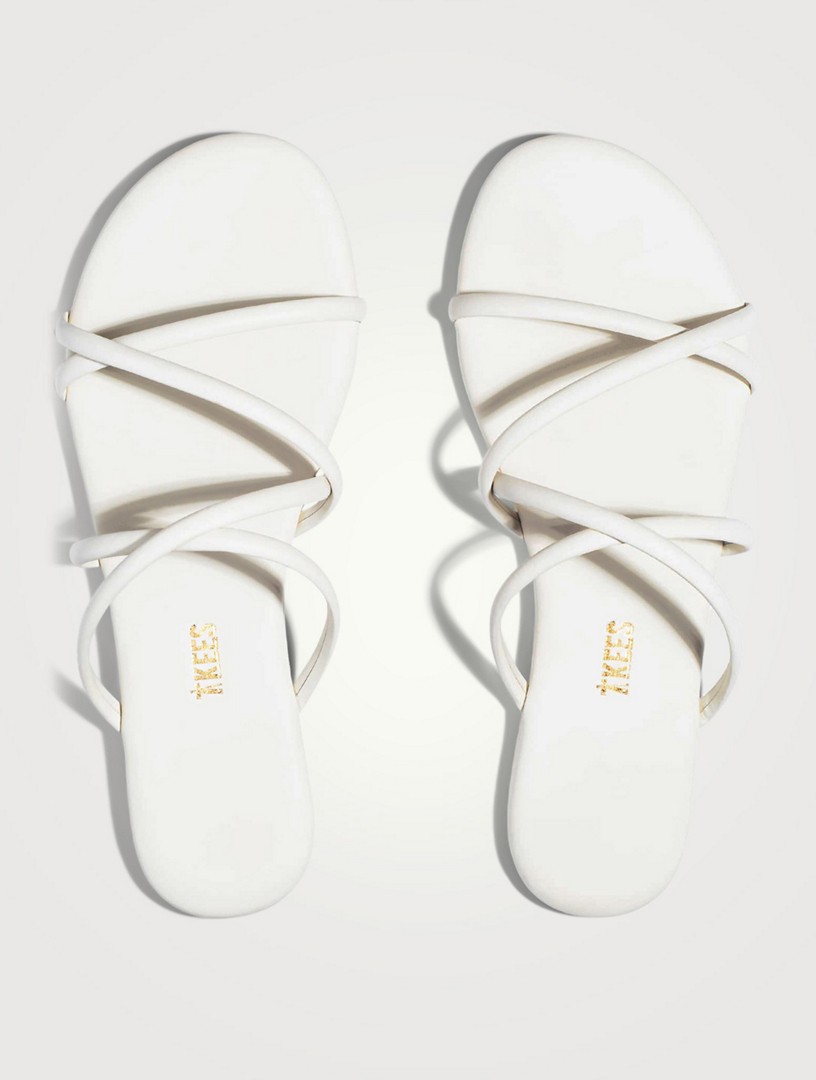 TKEES Sloane Leather Crisscross Sandals Holt Renfrew Canada