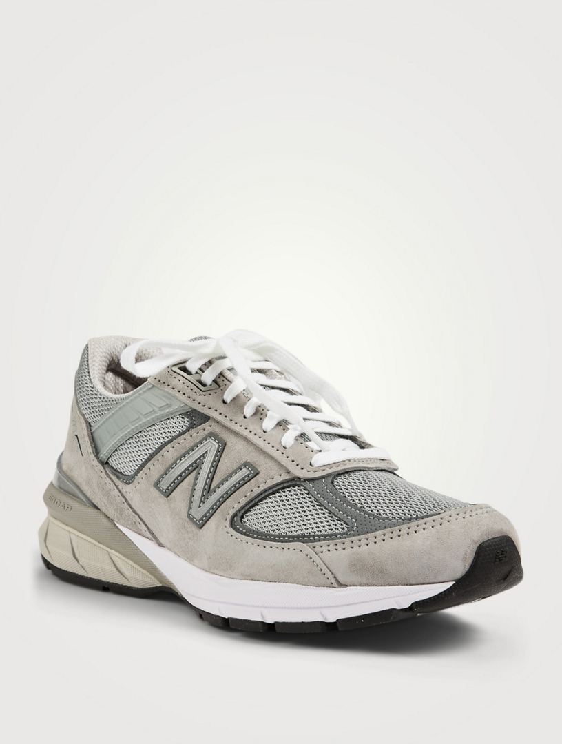 New Balance Made In Us 990v5 Leather And Mesh Sneakers Holt Renfrew Canada