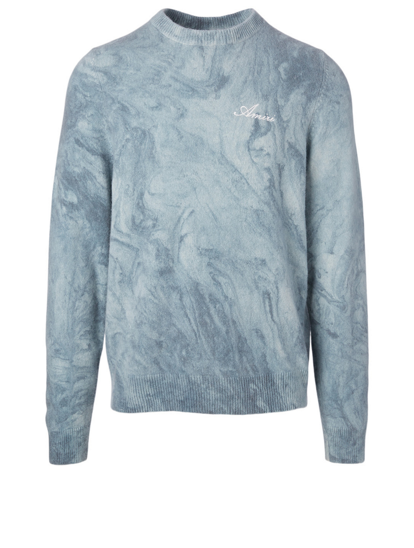 AMIRI Cashmere And Wool Marble Tie Dye Sweater | Holt Renfrew Canada