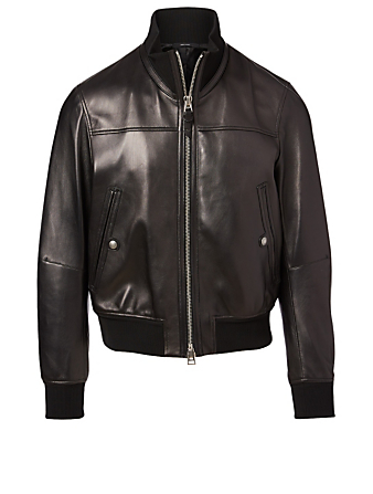 TOM FORD Leather Blouson Jacket | Holt Renfrew Canada