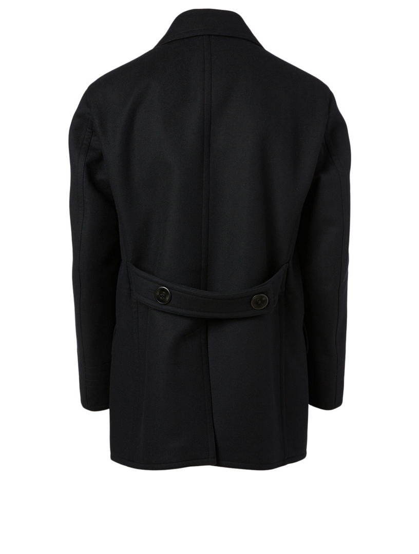 TOM FORD Wool And Cashmere Double-Breasted Pea Coat | Holt Renfrew