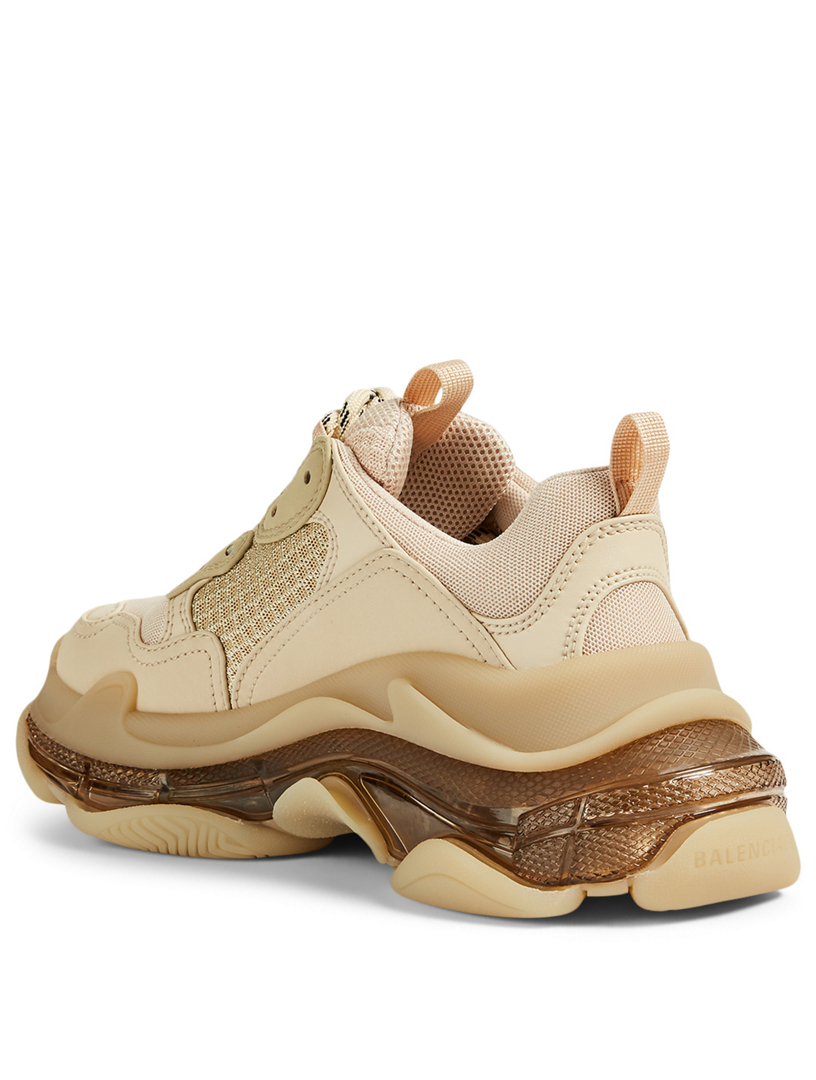balenciaga triple s beige femme