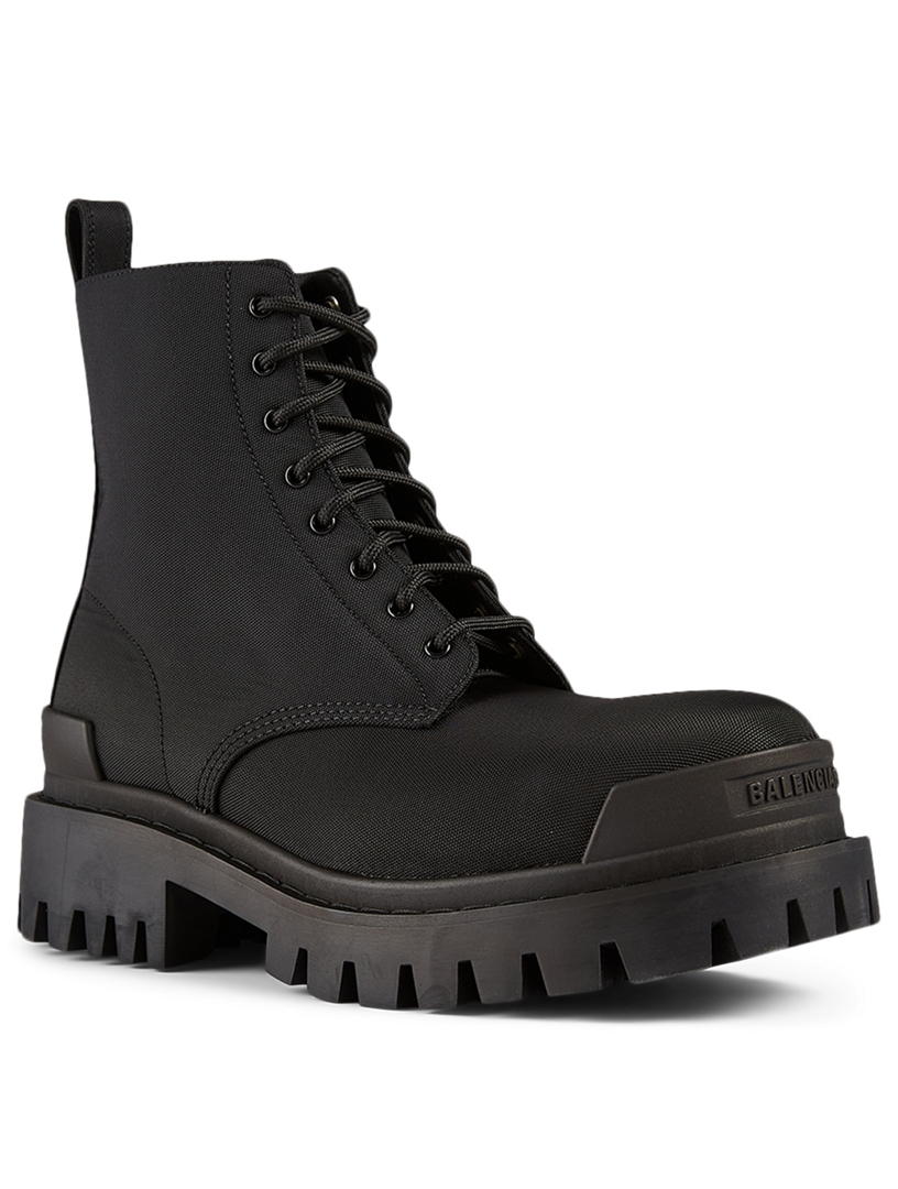balenciaga black lace up