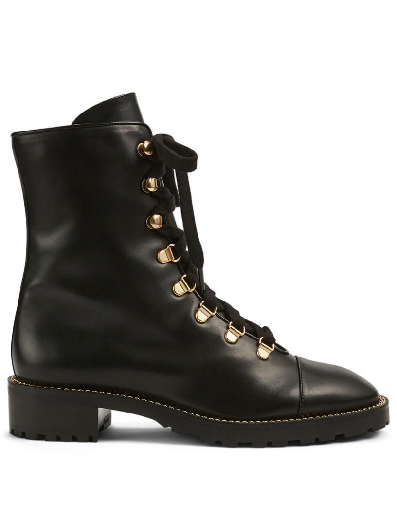 stuart weitzman allie combat boots