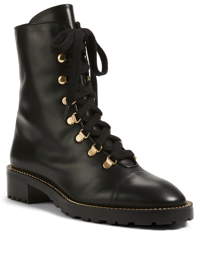 stuart weitzman allie combat boots
