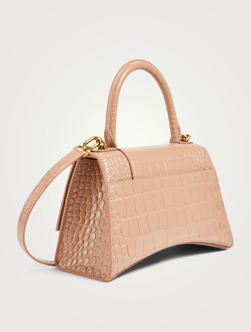 beige leather bag