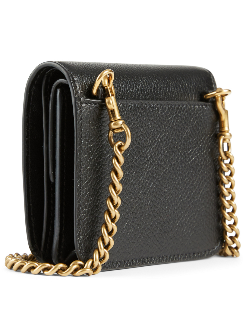 balenciaga mini wallet on chain