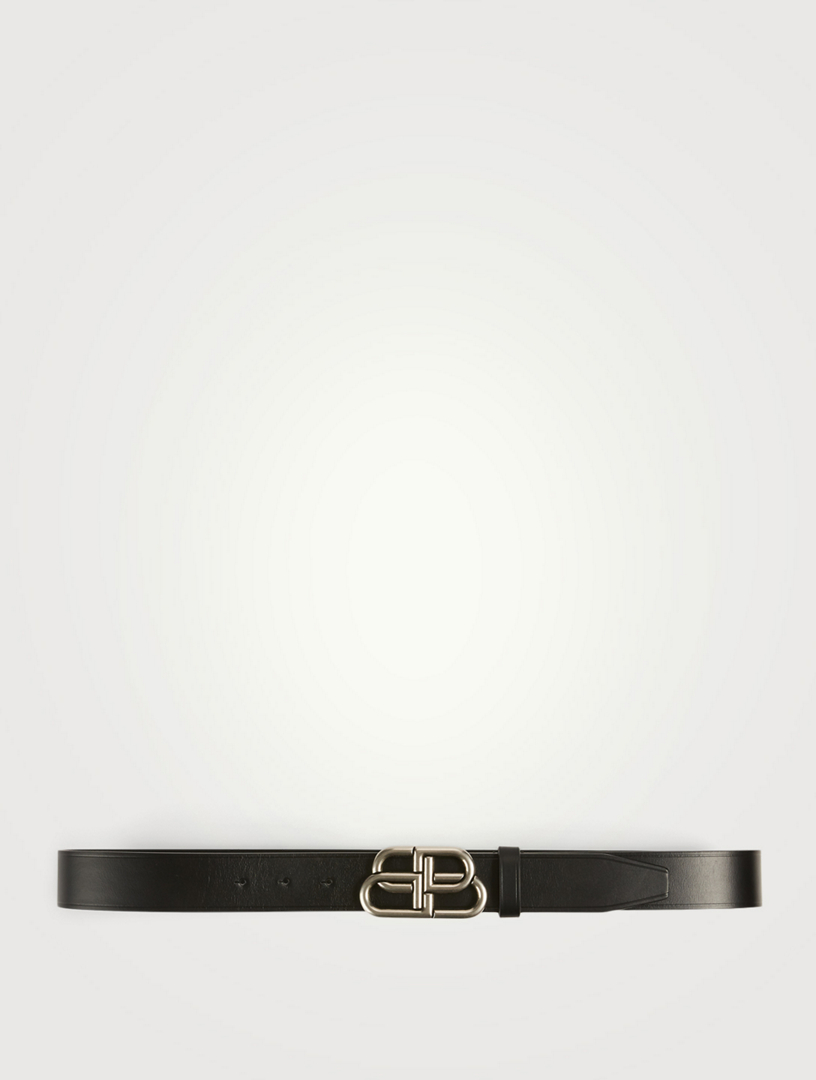 balenciaga men's logo belt
