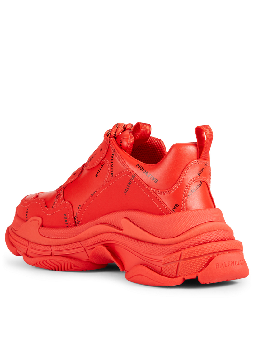 chaussure balenciaga rouge