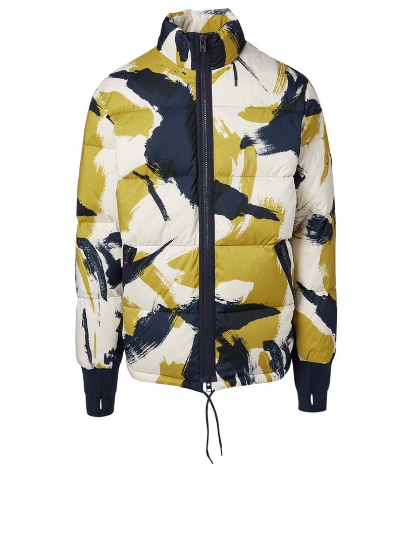 KENZO Puffer Jacket In Brush Stroke Print | Holt Renfrew Canada