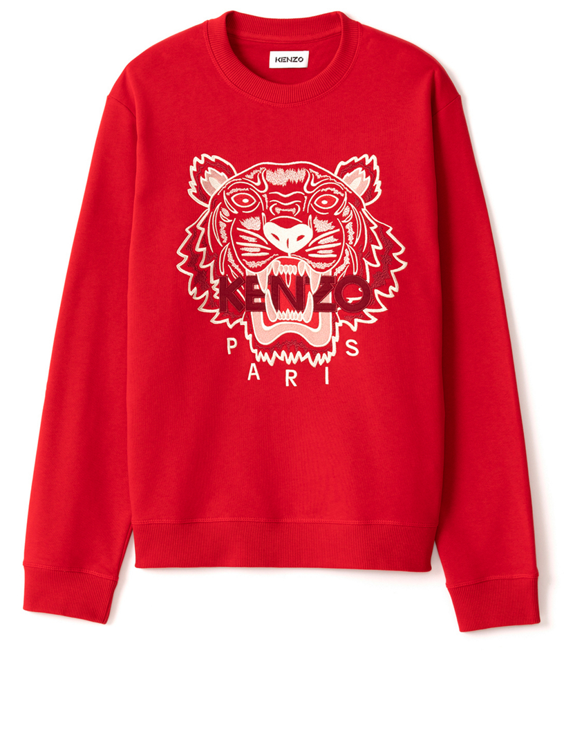 KENZO Cotton Tiger Sweatshirt | Holt 