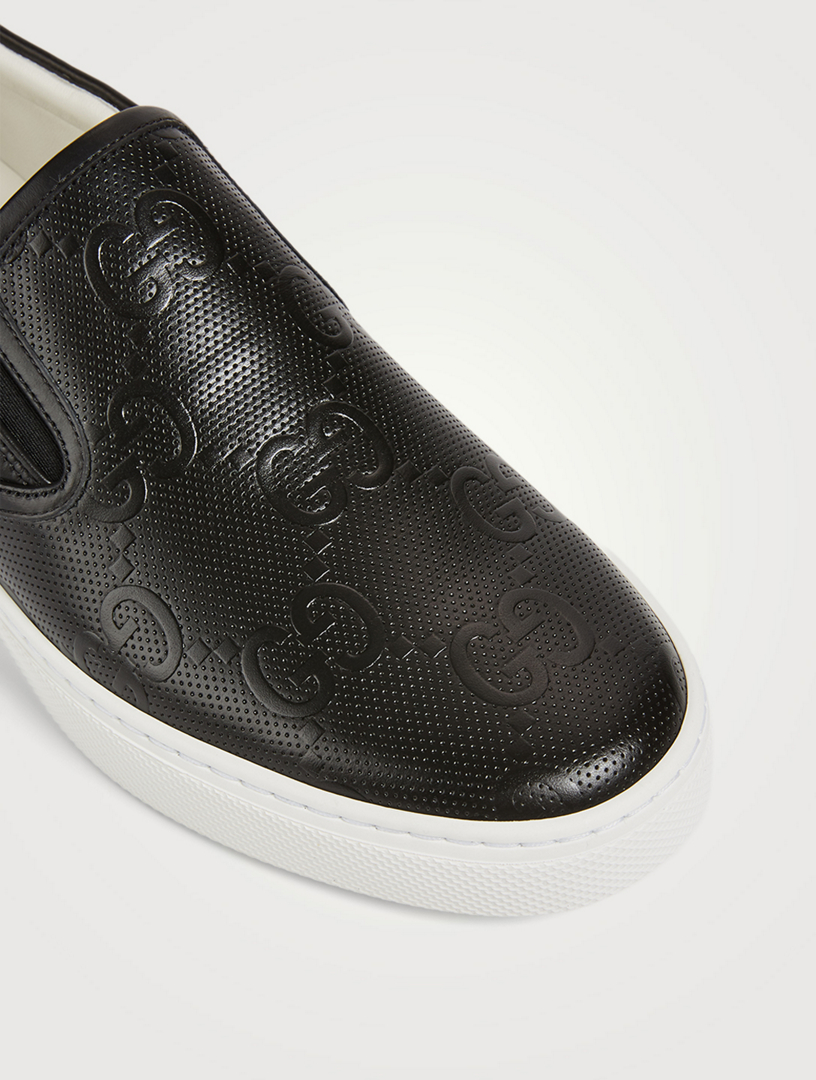 gucci slip on black