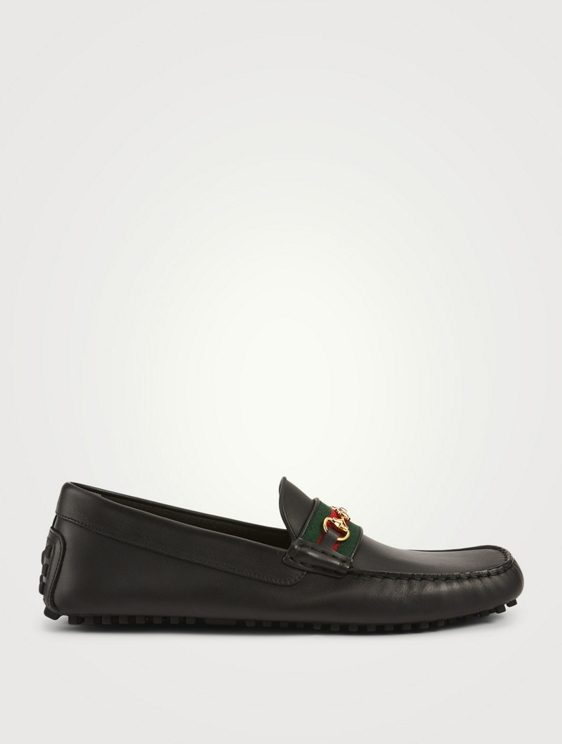 gucci leather driver