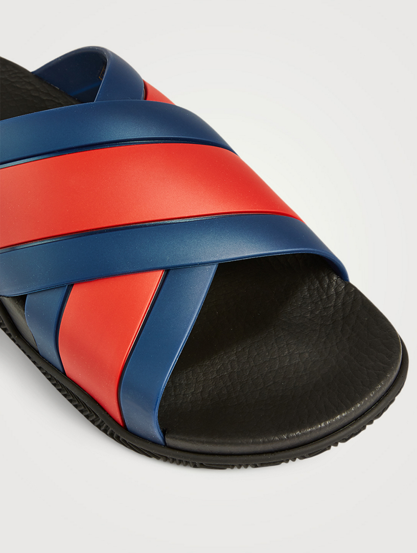 rubber gucci sandals