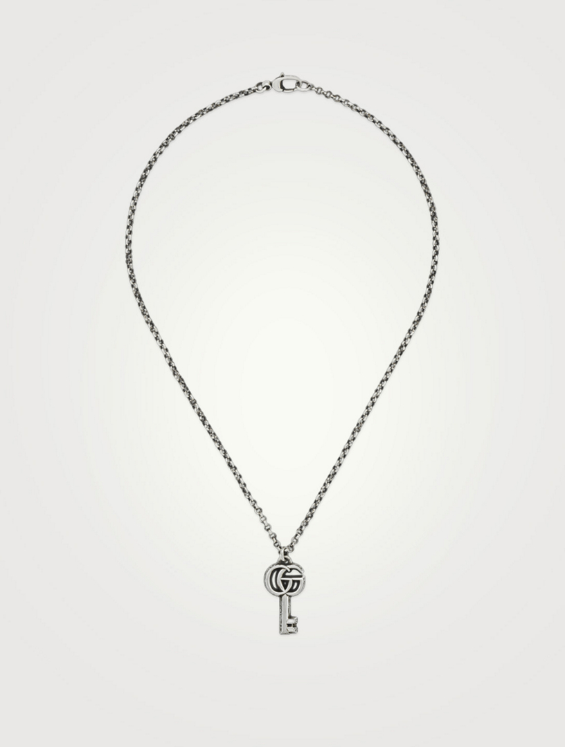 GUCCI GG Marmont Sterling Silver Key Necklace Holt Renfrew Canada