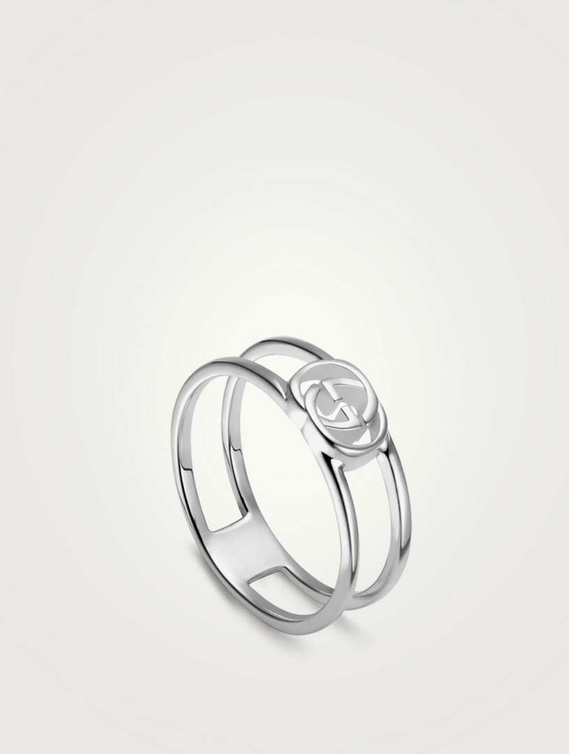 gucci ring silver womens