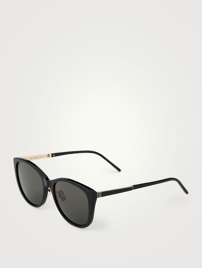 Saint Laurent Sl M71 Ysl Monogram Oval Sunglasses Holt Renfrew Canada