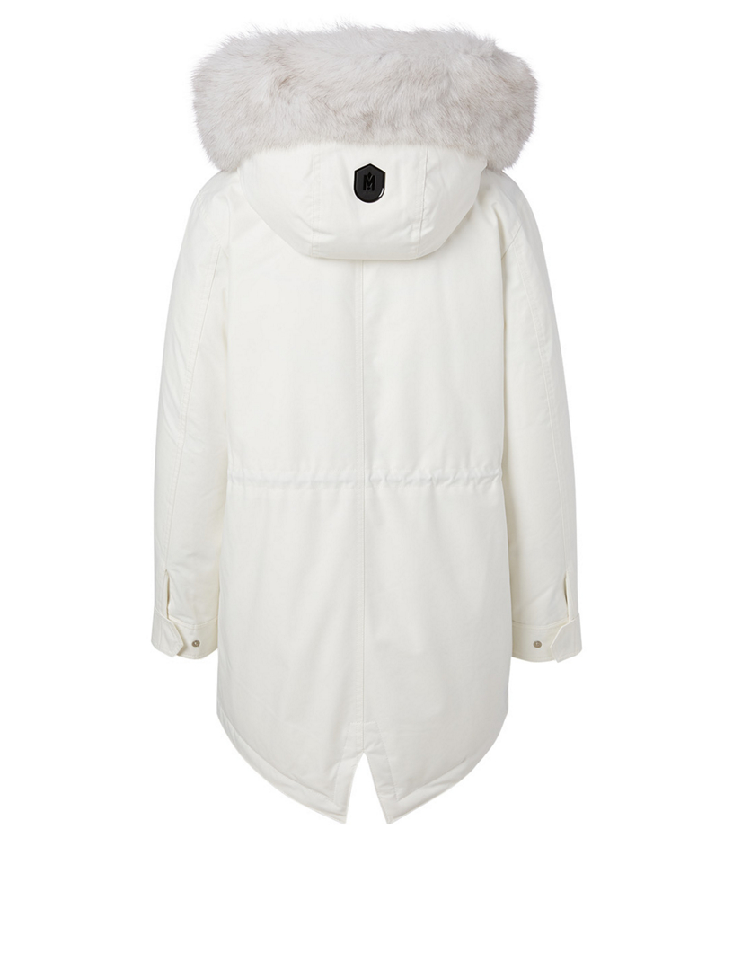 mackage coat with fur hood