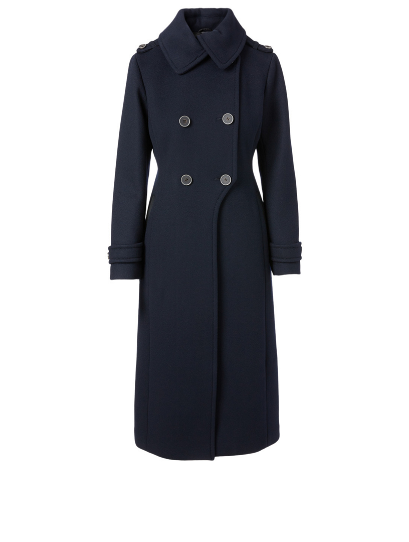 MACKAGE Elodie Wool-Blend Double-Breasted Coat | Holt Renfrew Canada