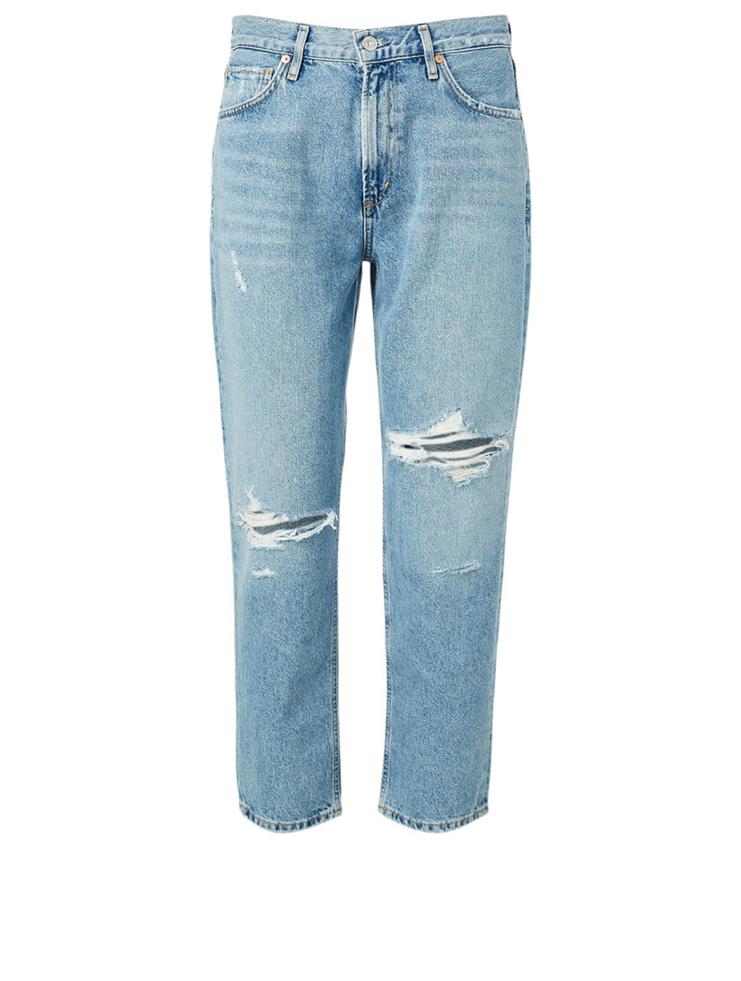 relaxed tapered jeans