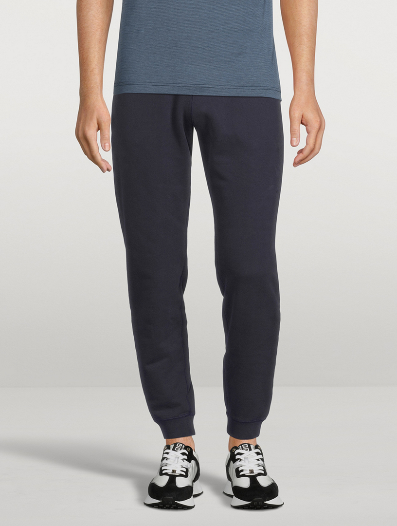 sunspel cotton loopback track pant