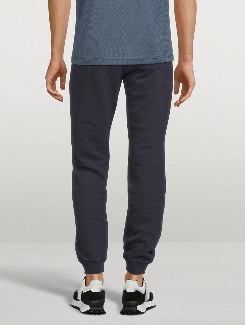 sunspel cotton loopback track pant