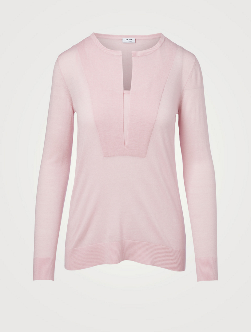 pink fleece sweater