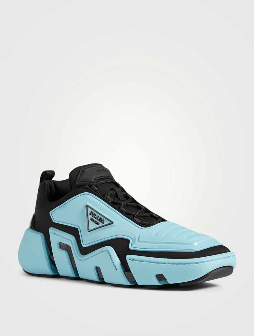 prada techno stretch fabric sneakers