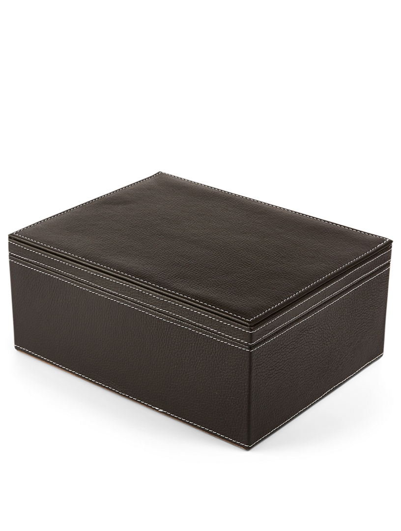 GRAPHIC IMAGE Large Leather Box Holt Renfrew Canada