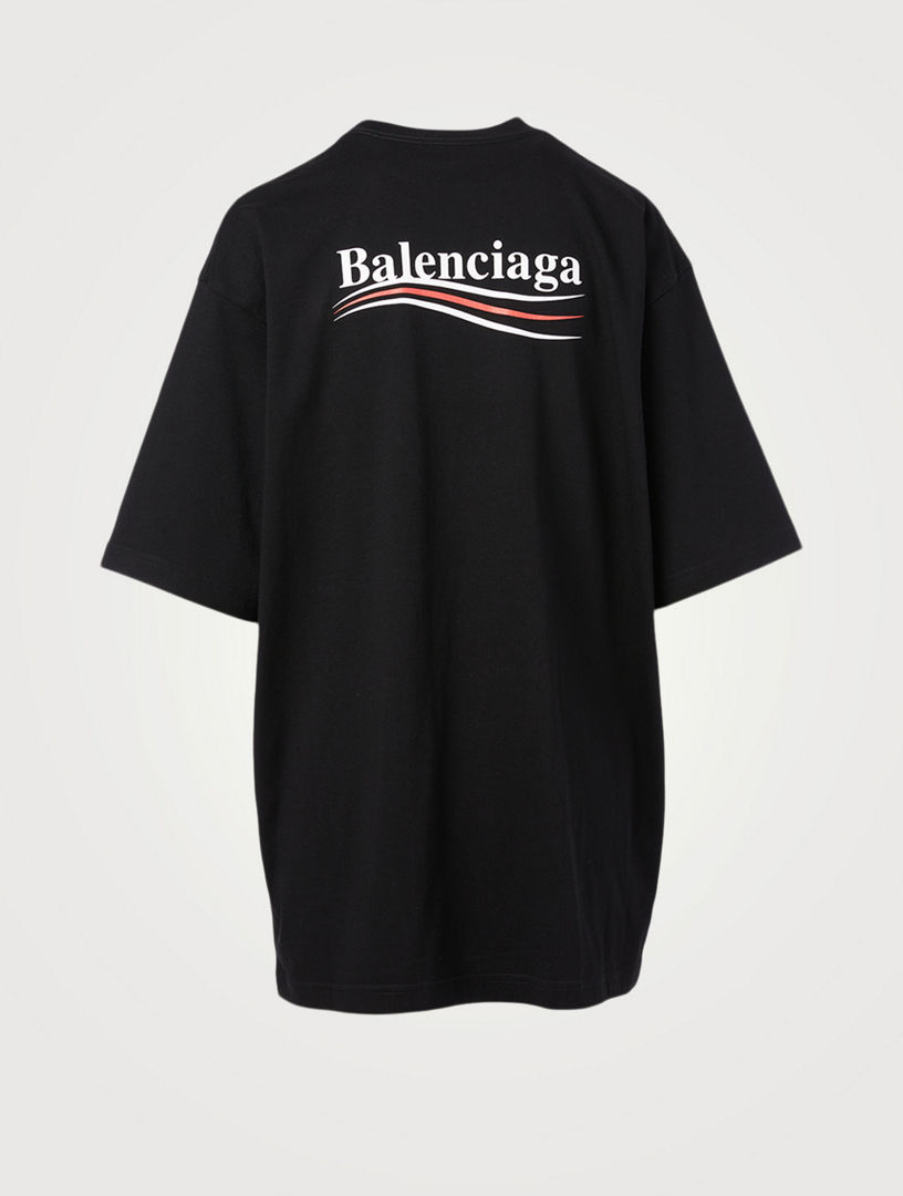 BALENCIAGA Political Campaign Oversized T-Shirt | Holt Renfrew Canada