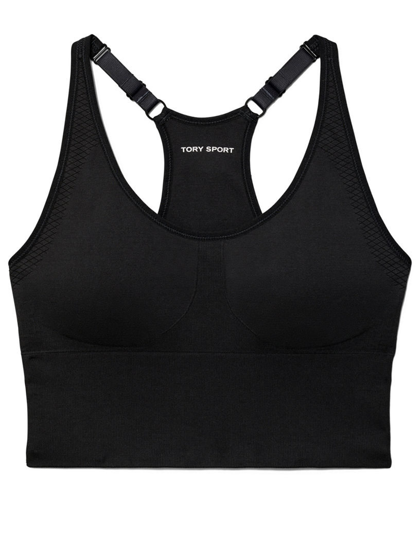 long black sports bra