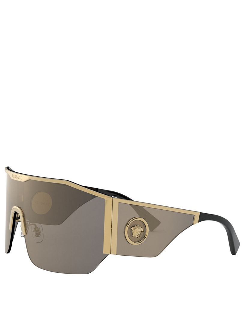 Versace Medusa Halo Shield Sunglasses Holt Renfrew Canada 