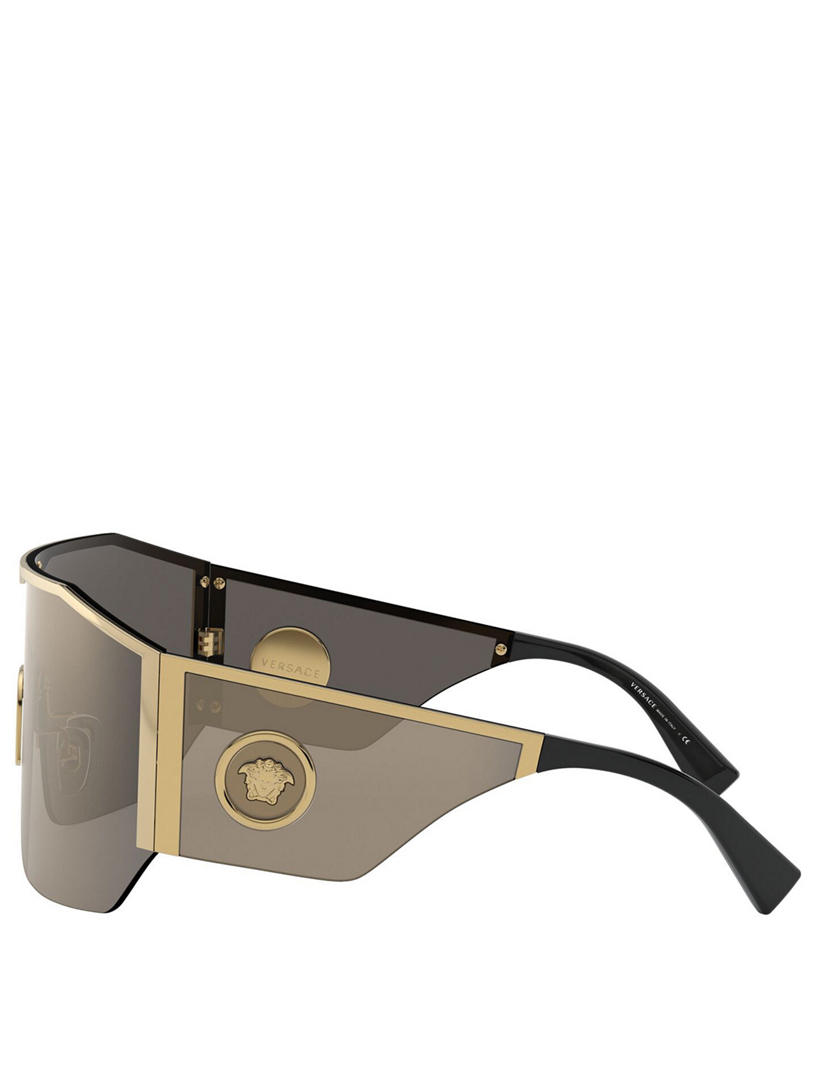 Versace Medusa Halo Shield Sunglasses Holt Renfrew Canada 