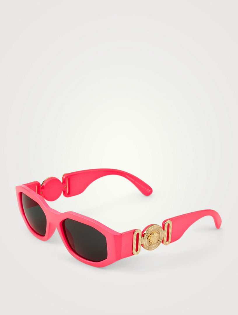 VERSACE Biggie Rectangular Sunglasses | Holt Renfrew Canada