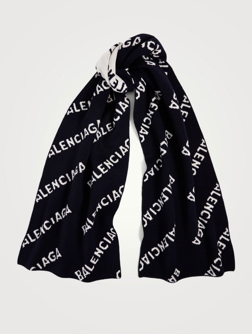 balenciaga scarf sweater