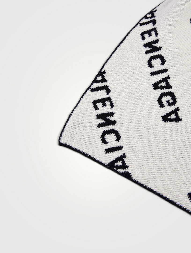 BALENCIAGA Wool Logo Scarf | Holt Renfrew Canada